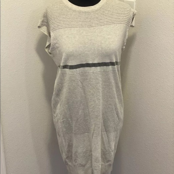 ALL SAINTS FILAMENT SWEATER DRESS OVERSIZEDNATURAL - Picture 2 of 7